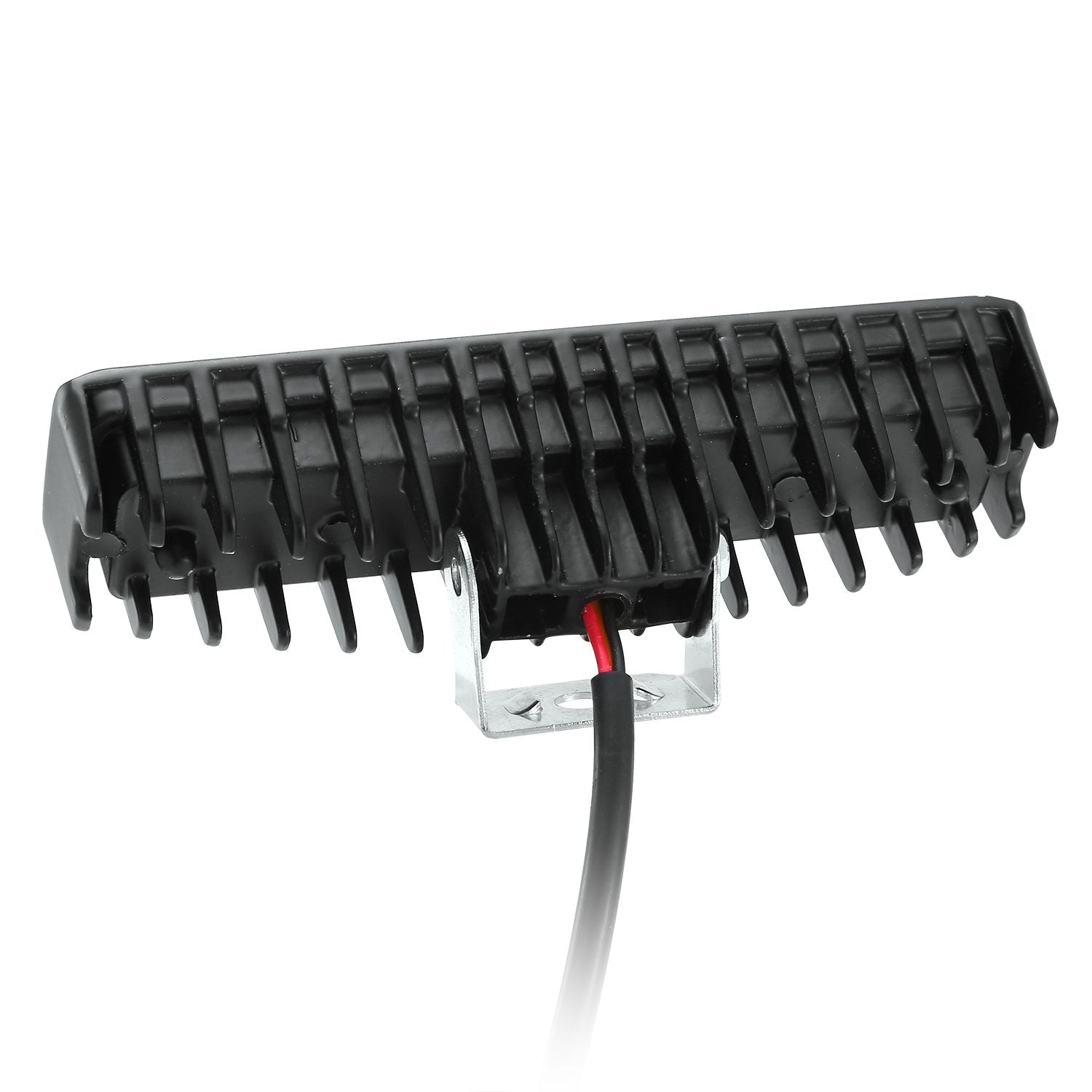 LED heat sink with metal mounting bracket and wires, designed for efficient thermal management in lighting applications.